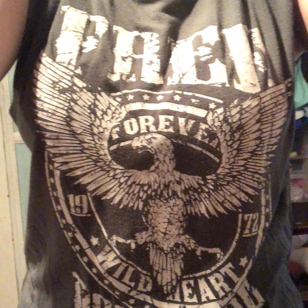 tank top, “FREE FOREVER, BORN TO DIE” - Picture 2 of 3